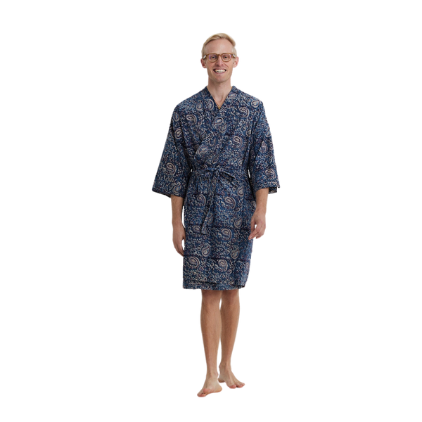 Cotton Paisley Robe