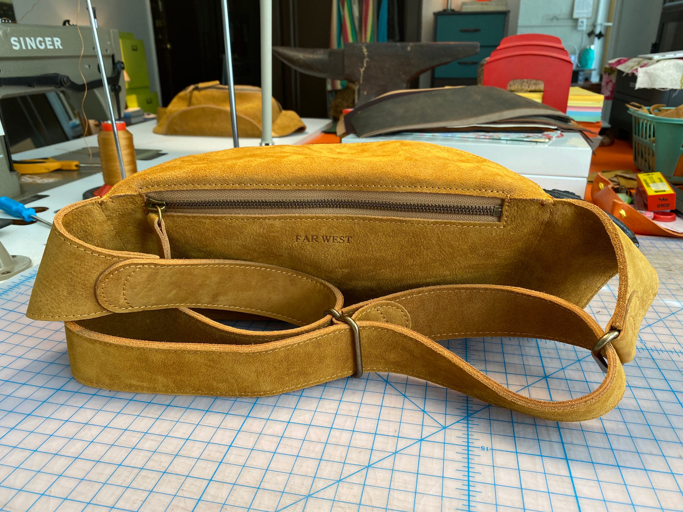 Far West Technical Leather Dopp Kit