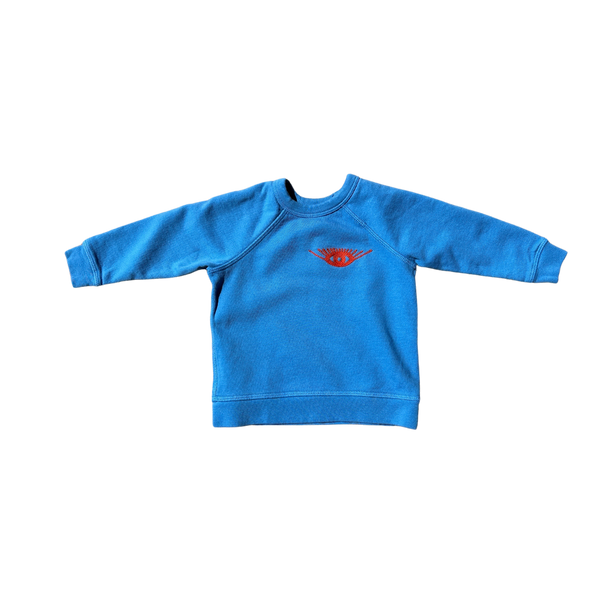 Cosmic Eye Chain-Stitched Kids Sweatshirt x Hey Gang