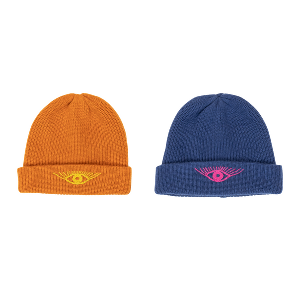 Cosmic Eye Cashmere Beanie by The Elder Statesman