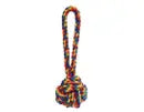 Dog Toy Rainbow Rope Knot