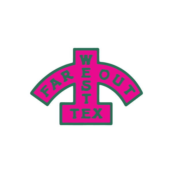 Far Out West Tex Die Cut Sticker | Far West