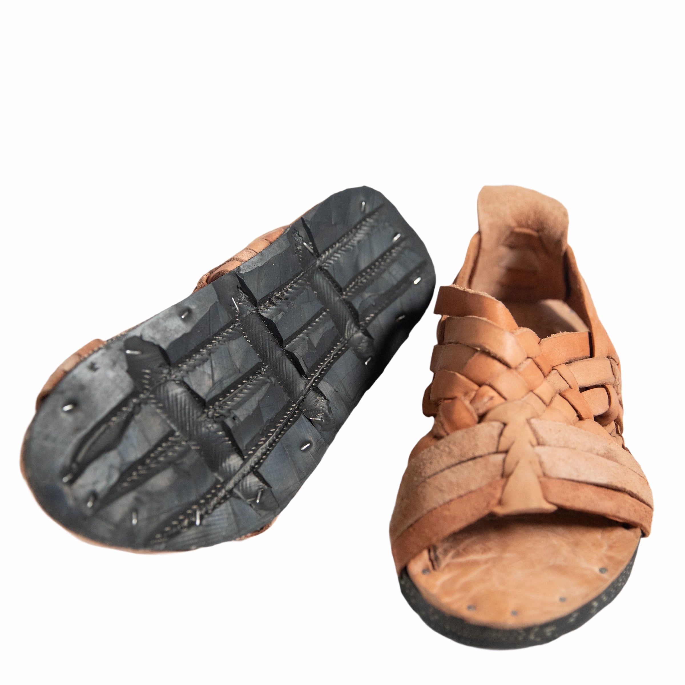 Mexican Huarache Sandals Men - Natural Olive