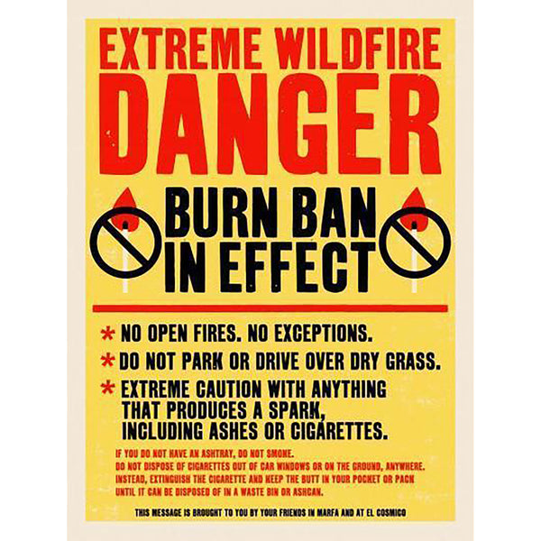 Burn Ban Poster